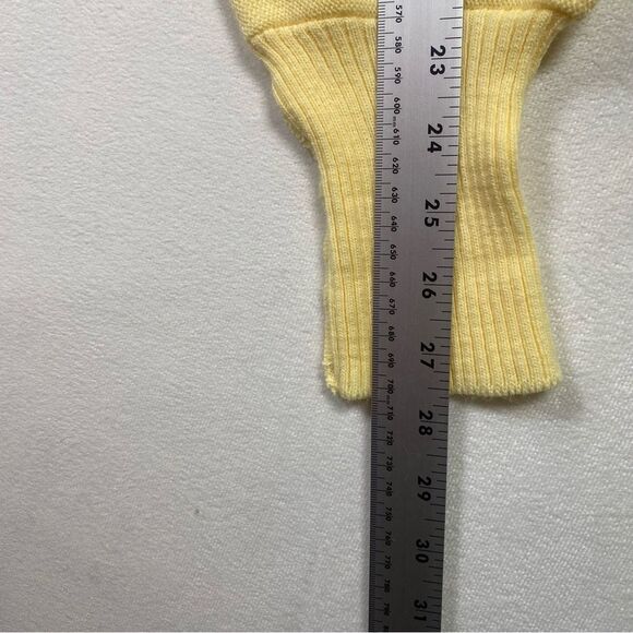 Royale-Air Vintage Yellow Cardigan Sweater Size Medium - Picture 12 of 12